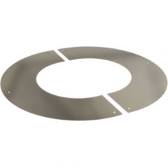 Round finishing Plate 90º, 150mm (200mm) Stainless.