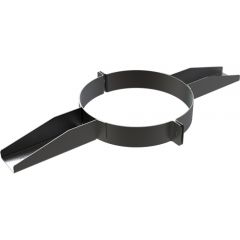 Floor Joist Support, 150mm diameter - black