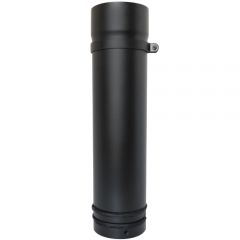 500mm adjustable flue pipe - matt black