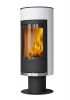 'Vigo' Pedestal 6kw Wood Burning Stove -  White (SPECIAL OFFER PRICE)